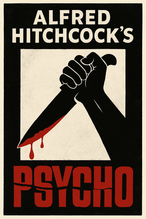 Psycho movie poster