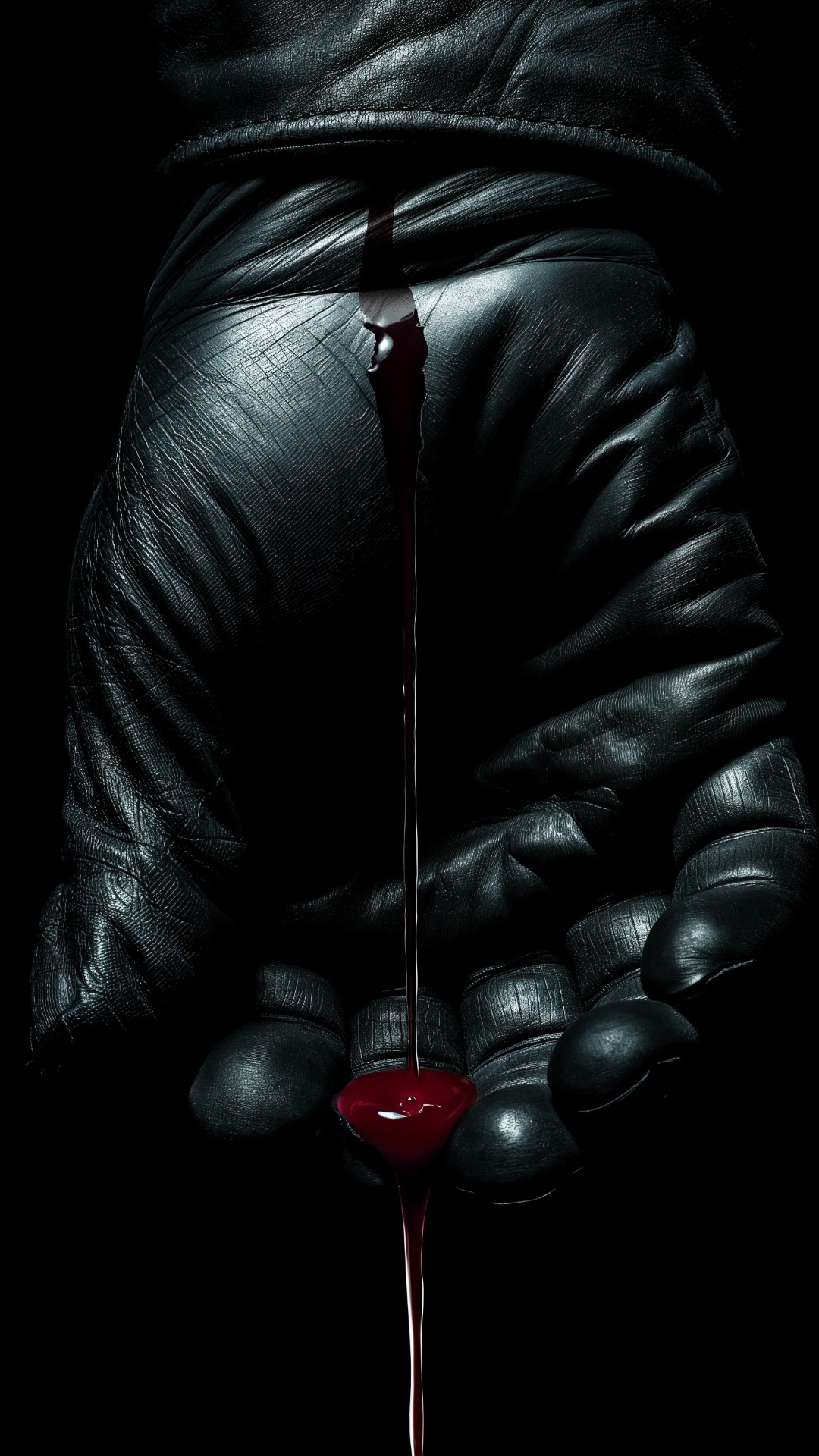 A grand stairwell drenched in teal and red light, descending into shadow—Argento’s architecture of dread and legacy.