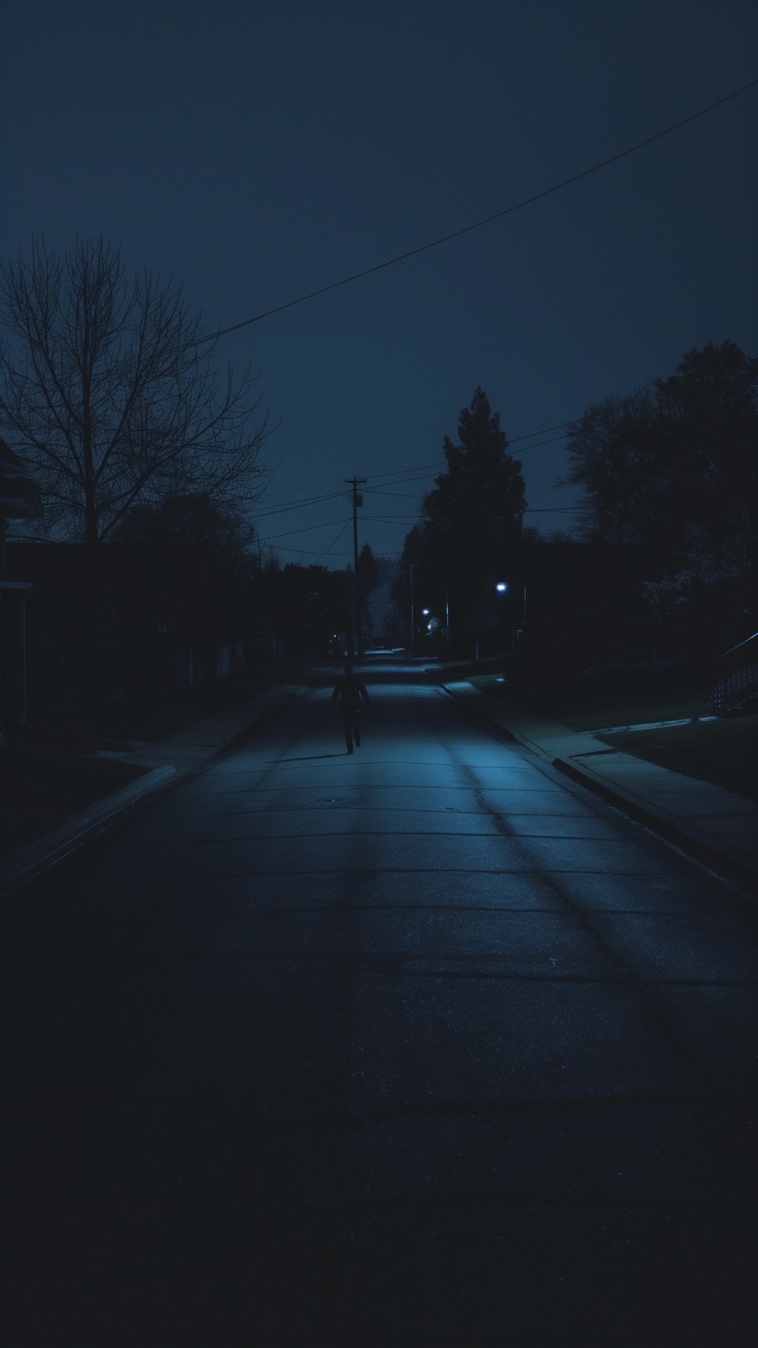 A stark, minimalist portrait composition evoking John Carpenter’s restrained style—hard shadows, clean geometry, and quiet menace.